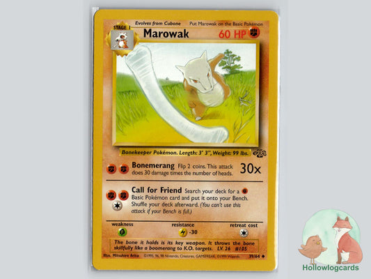 Marowak (39/64) - Jungle Pokémon Card
