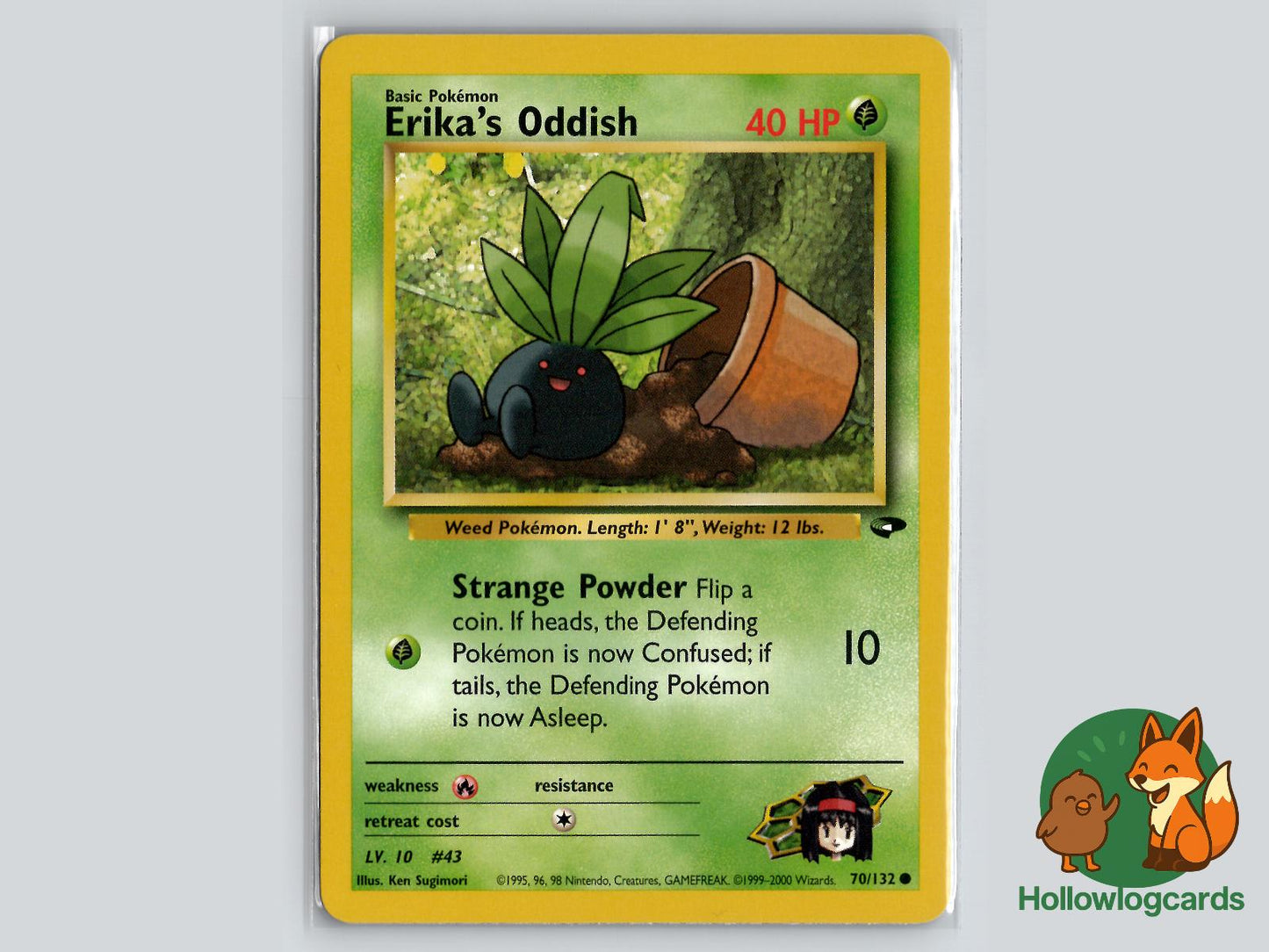 Erika's Oddish (70/132) - Gym Challenge Pokémon Card