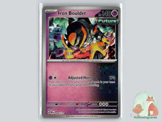 Iron Boulder (046/131) - Prismatic Evolutions Pokémon Card