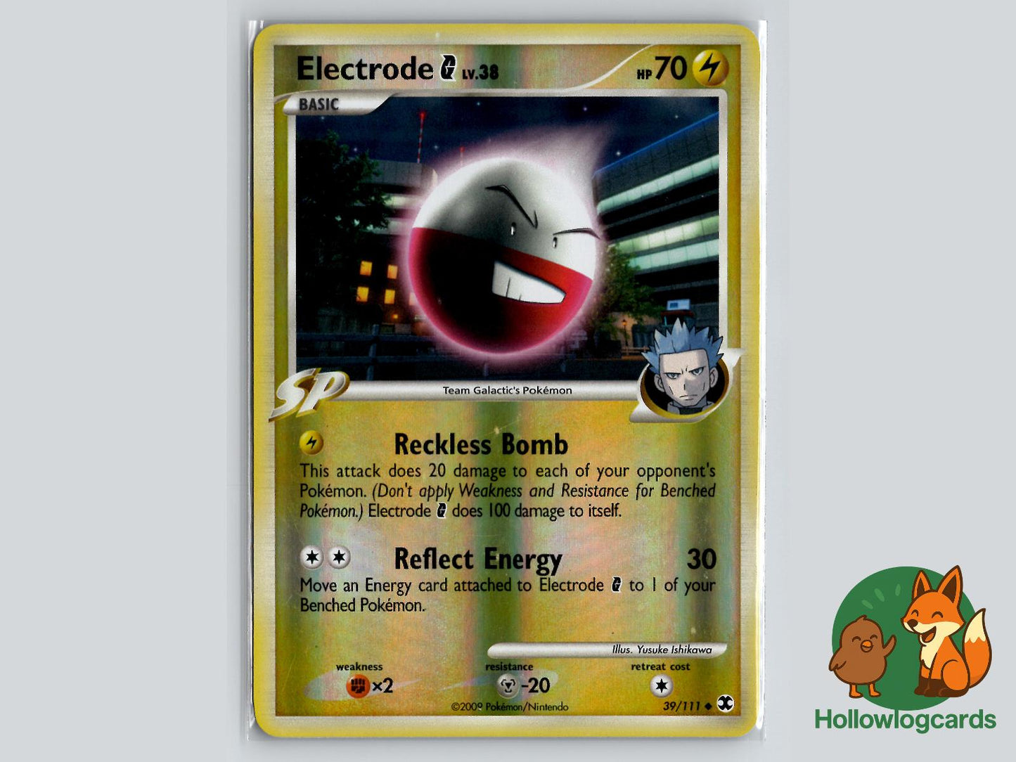 Electrode G (39/111) - Rising Rivals Pokémon Card