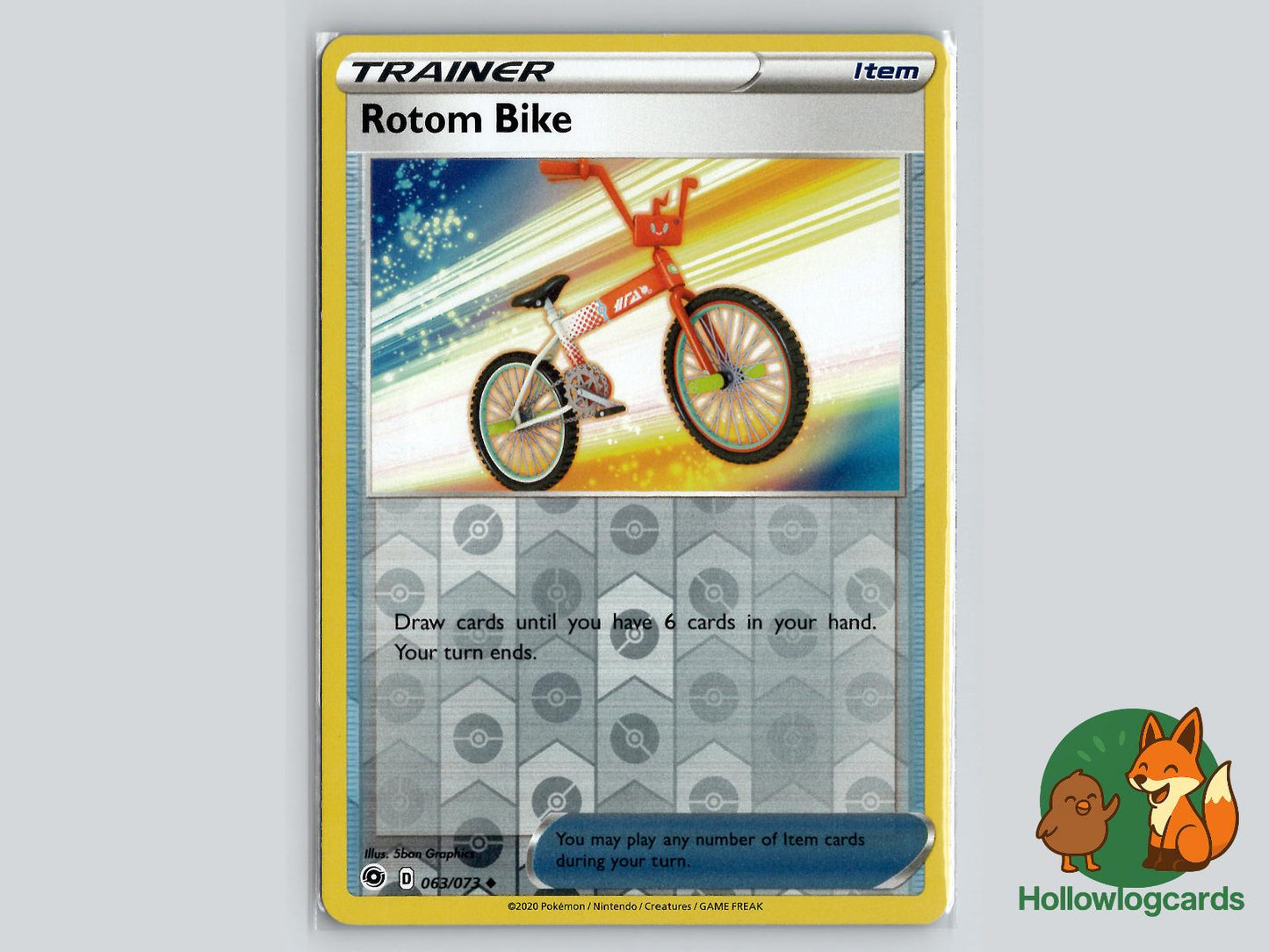 Rotom Bike (063/073) - Champion's Path Pokémon Card