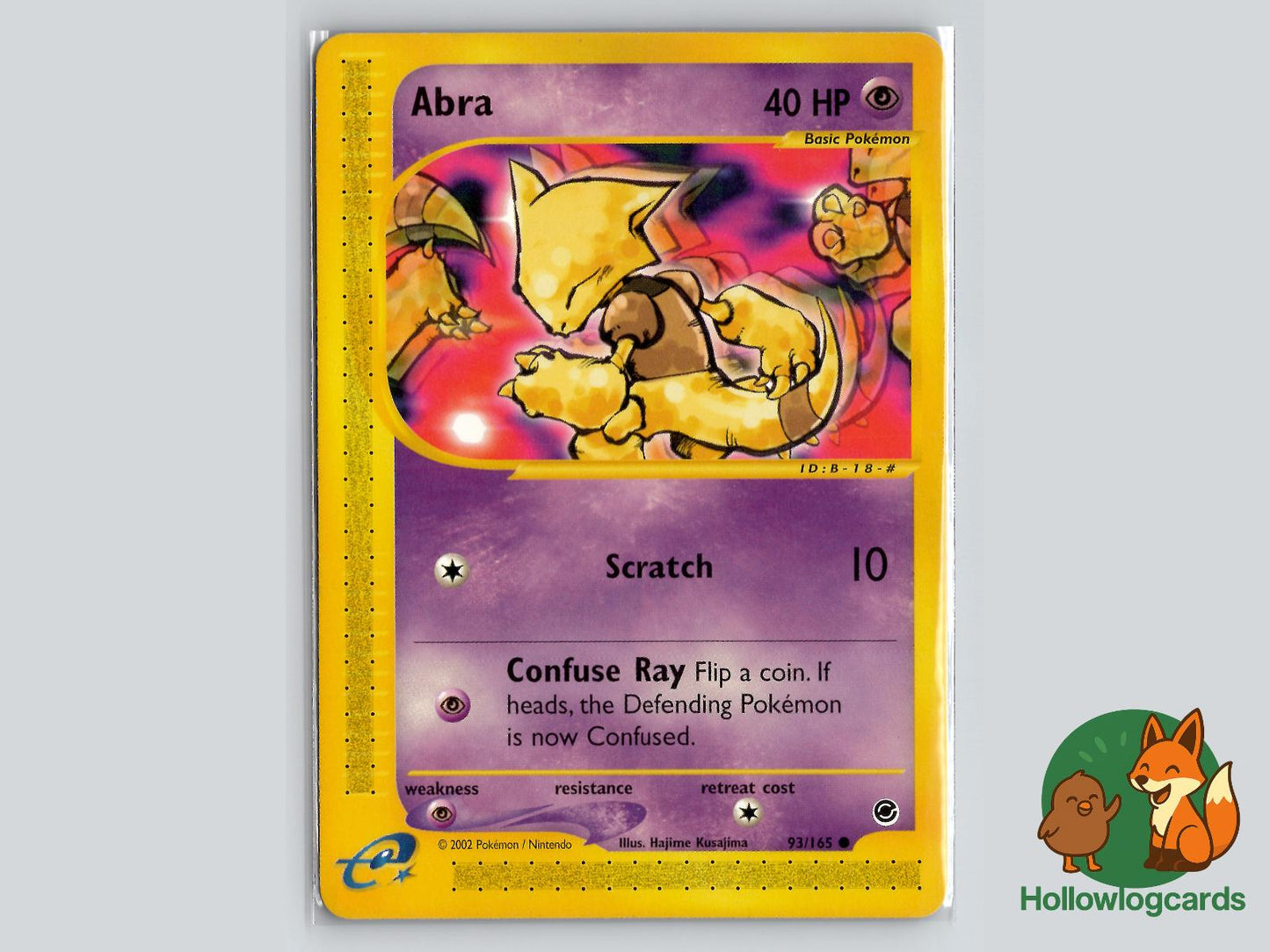 Abra (93/165) - Expedition Base Set Pokémon Card