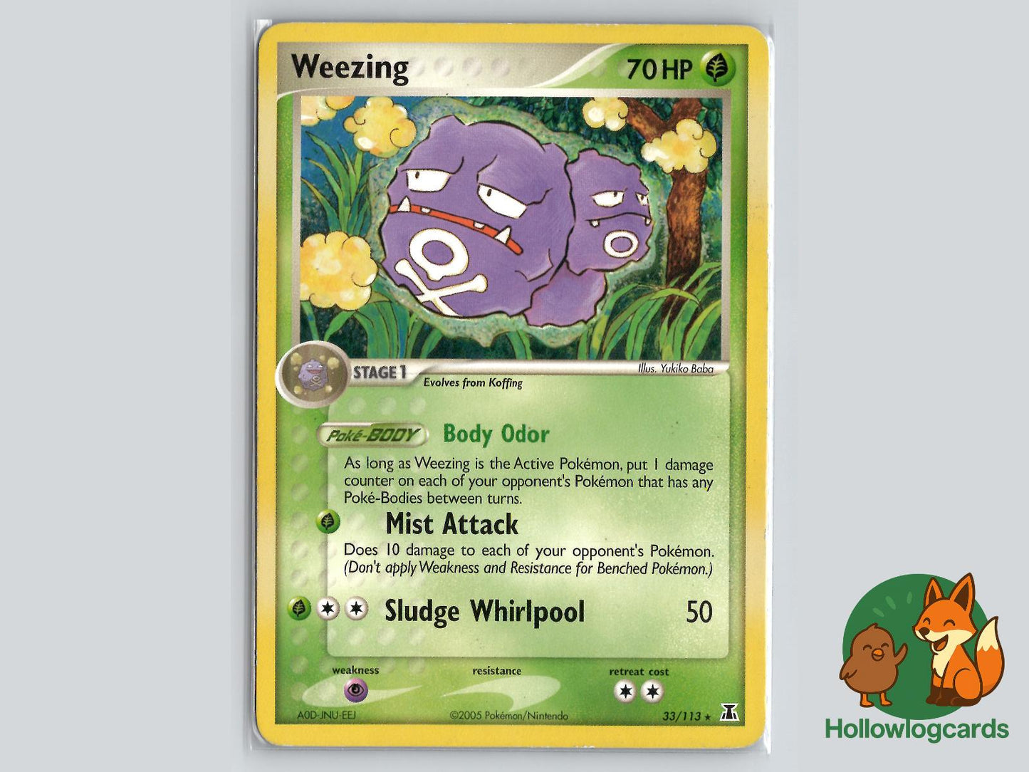Weezing (33/113) - Delta Species Pokémon Card