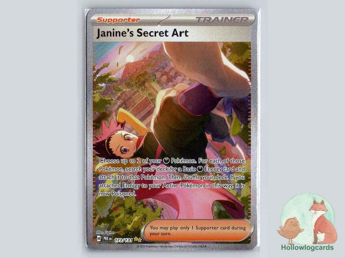 Janine's Secret Art (173/131) - Prismatic Evolutions Pokémon Card