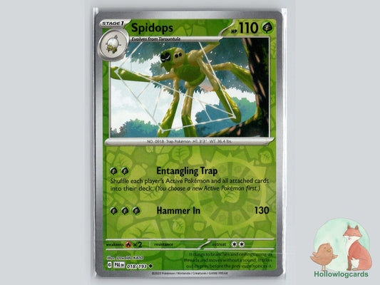 Spidops (018/193) - Paldea Evolved Pokémon Card