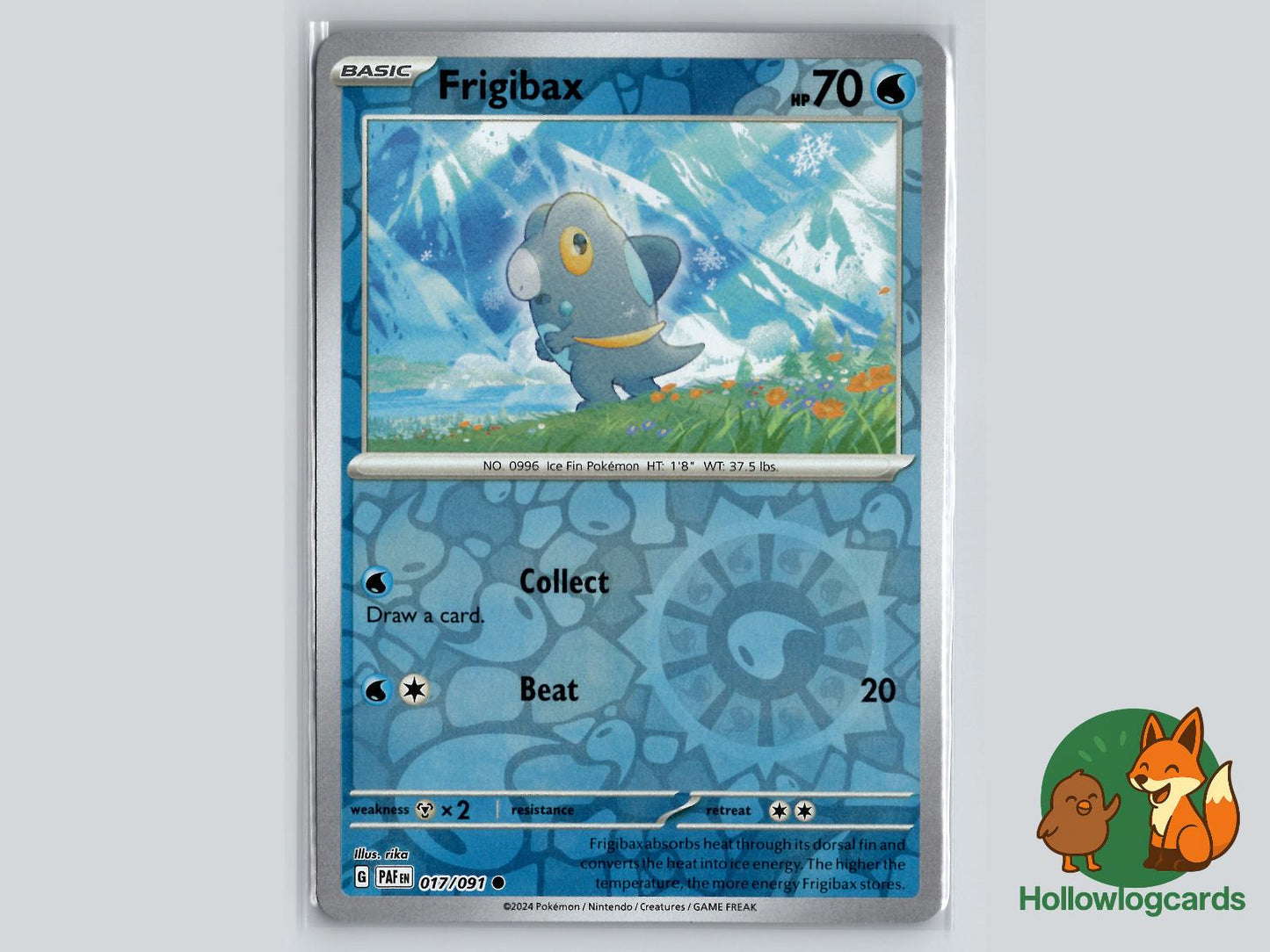 Frigibax (017/091) - Paldean Fates Pokémon Card