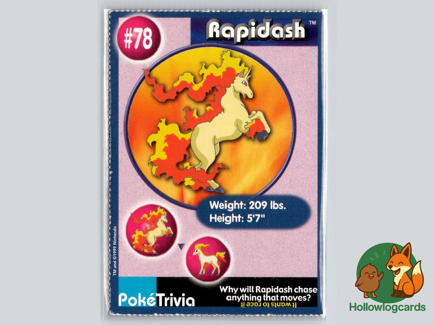 Rapidash (78) Pokémon Card