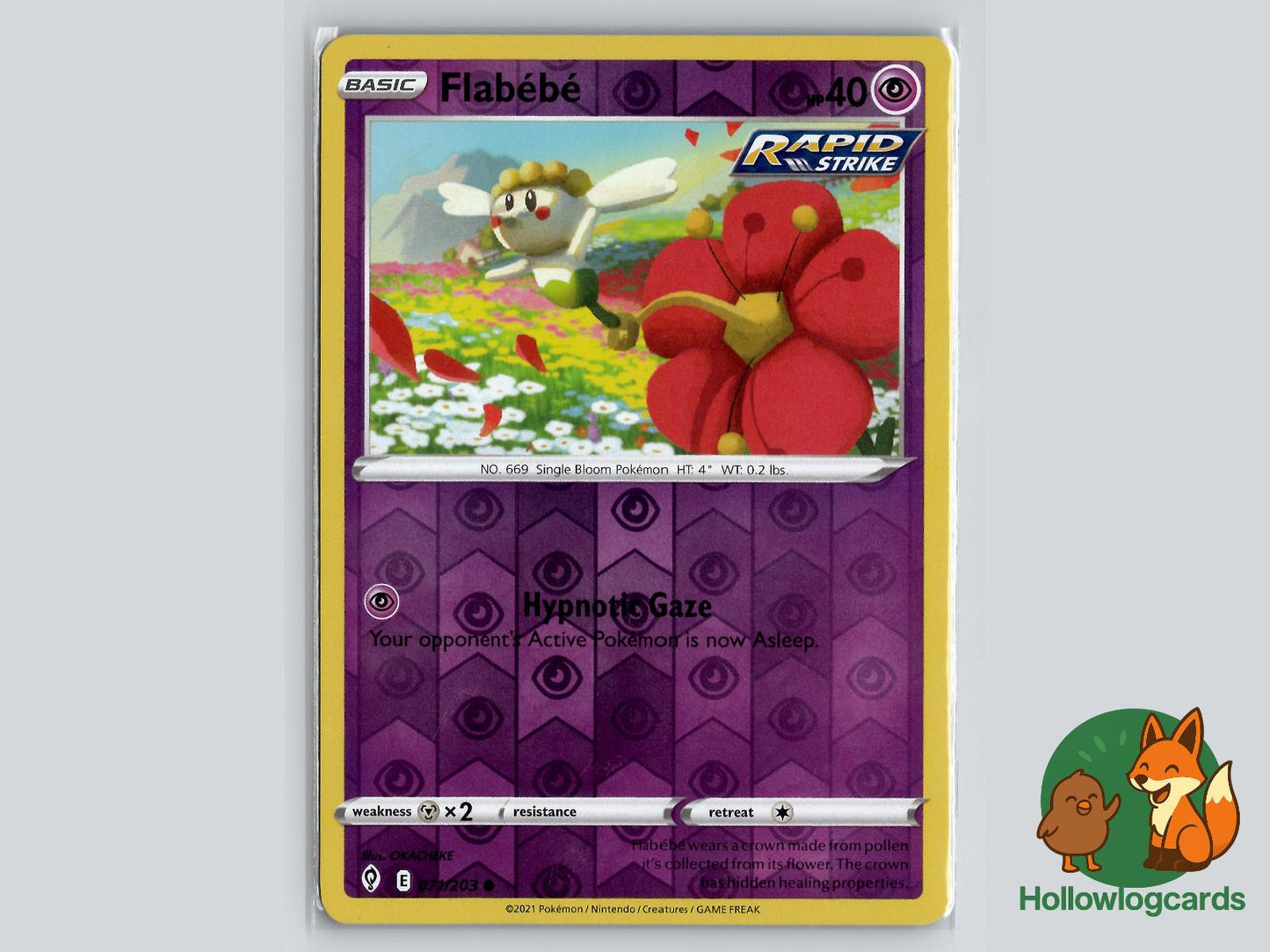 Flabebe (071/203) - Evolving Skies Pokémon Card