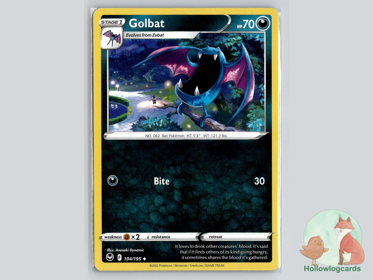 Golbat (104/195) - Silver Tempest Pokémon Card
