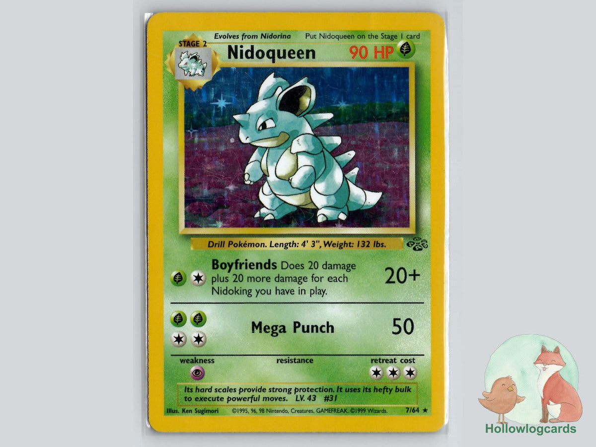 Nidoqueen (7/64) - Jungle Pokémon Card