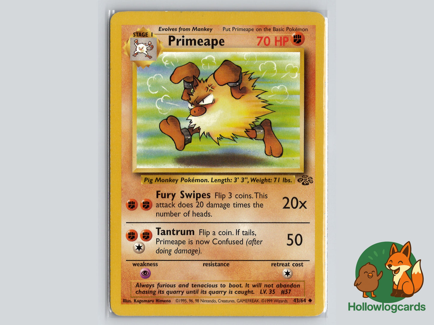 Image of Primeape Jungle (JU) #43