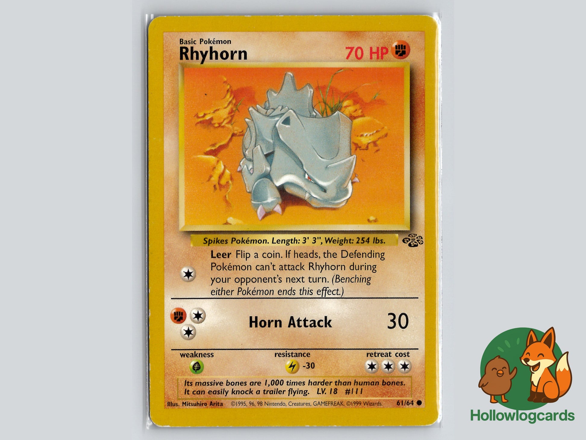 Image of Rhyhorn Jungle (JU) #61