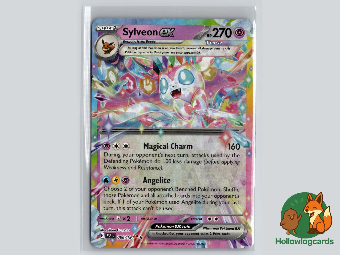 Sylveon ex (086/191) - Surging Sparks Pokémon Card