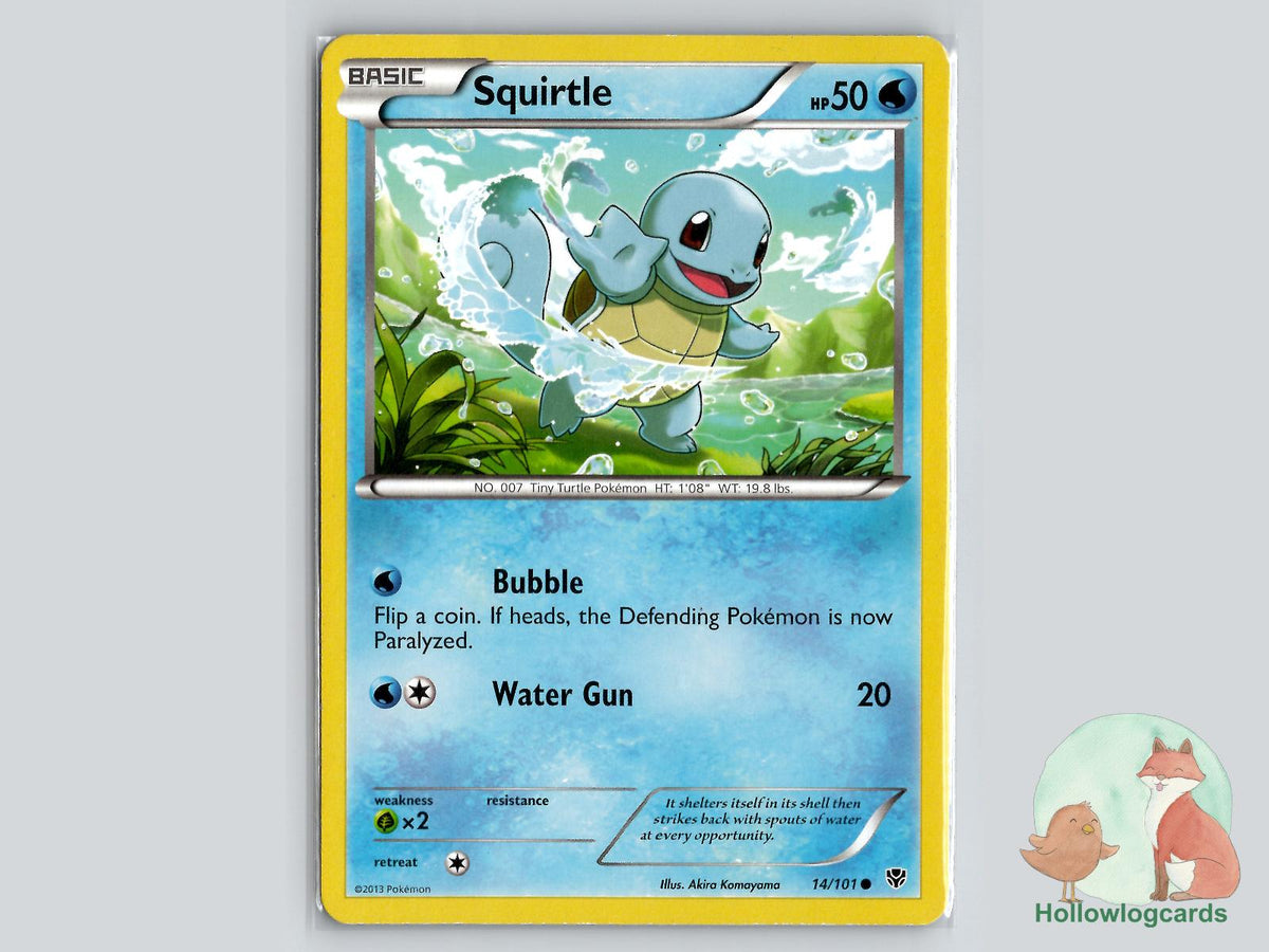 Squirtle (14/101) - Plasma Blast Pokémon Card