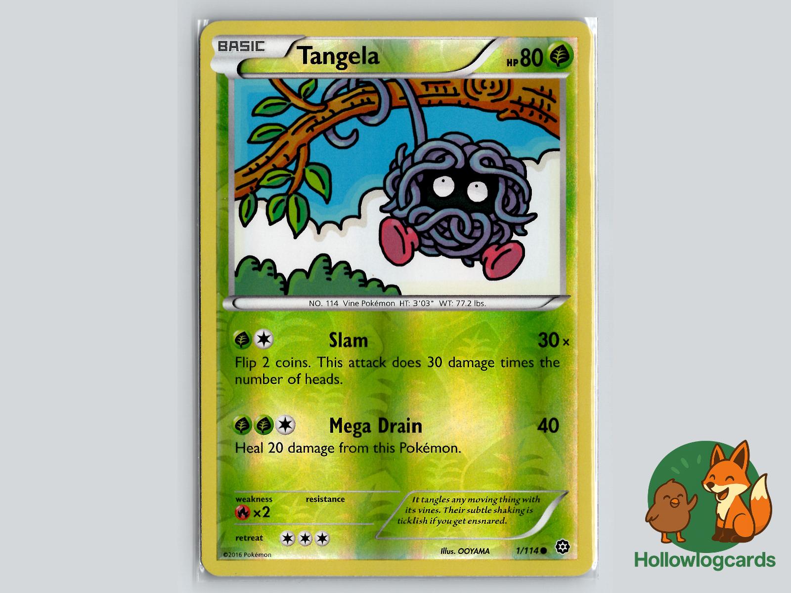 Tangela (1/114) - Steam Siege Pokémon Card