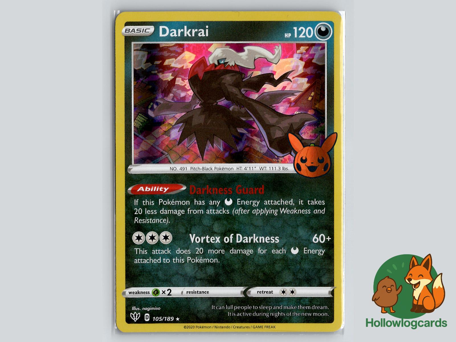 Darkrai (105/189) - Trick or Trade BOOster Pokémon Card