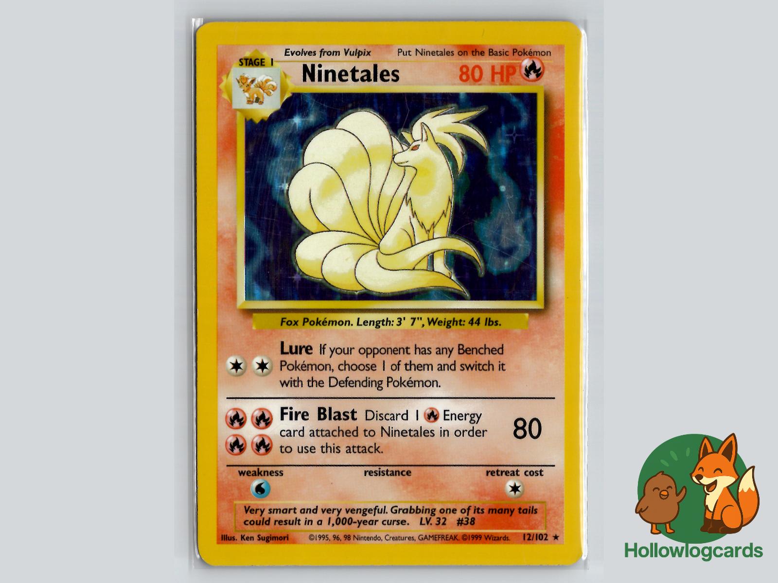 Ninetales (12/102) - Base Pokémon Card