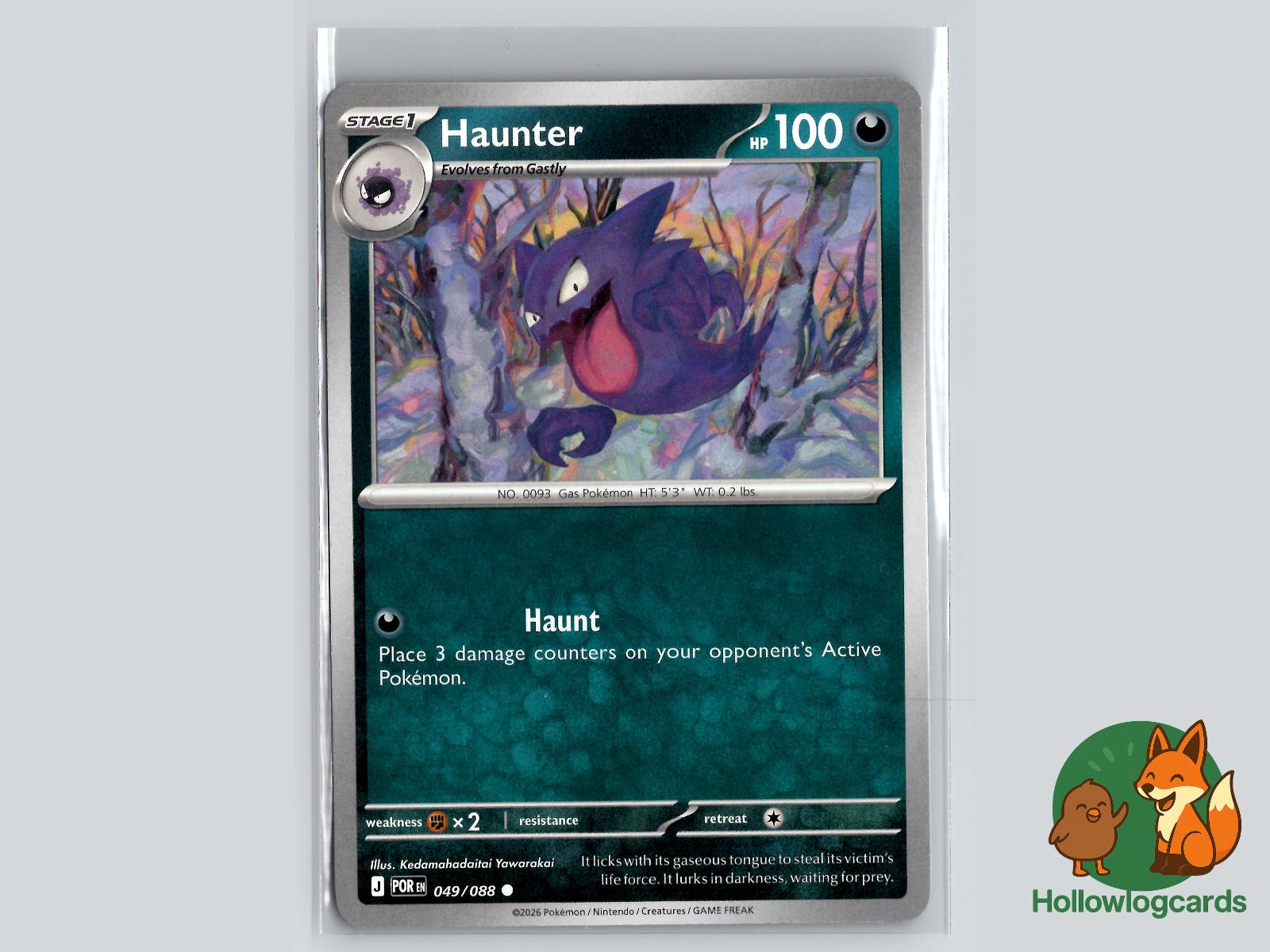 Haunter (049/088) Pokémon Card