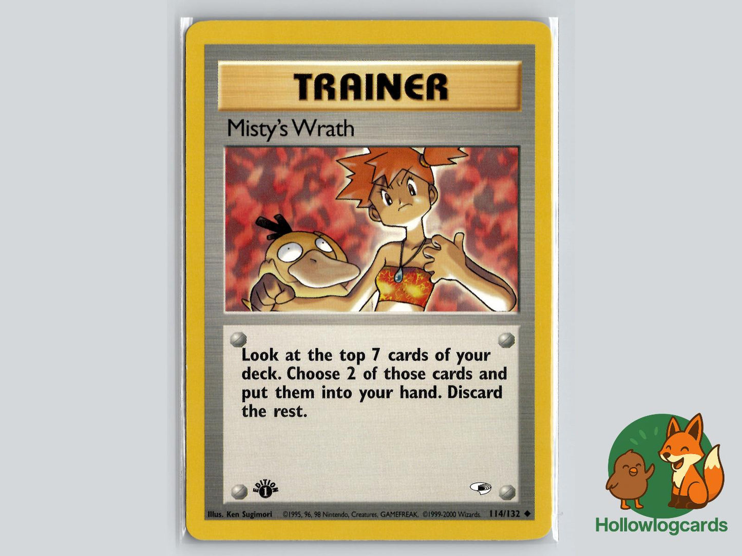 Misty's Wrath (114/132) - Gym Heroes Pokémon Card