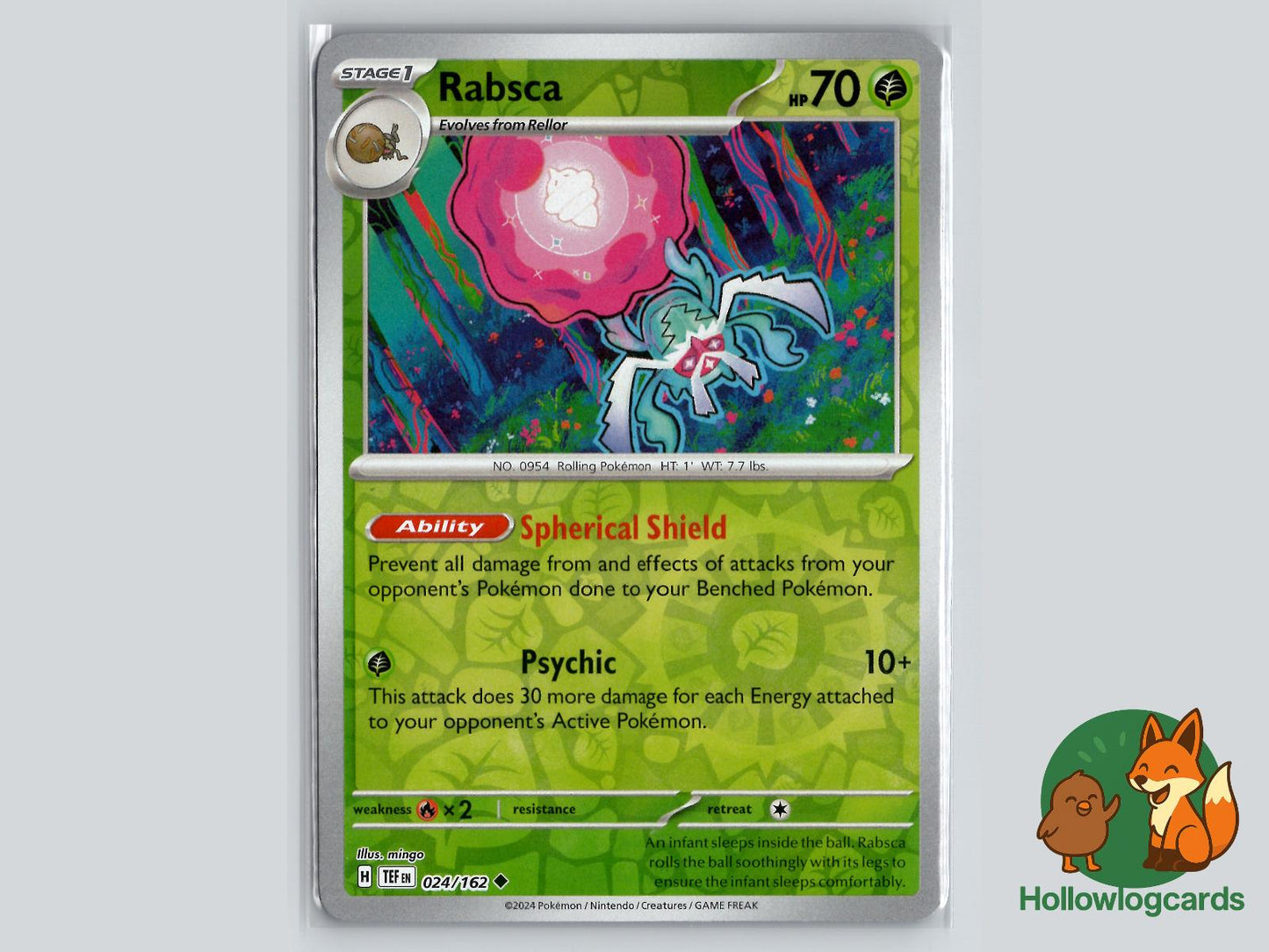 Rabsca (024/162) - Temporal Forces Pokémon Card