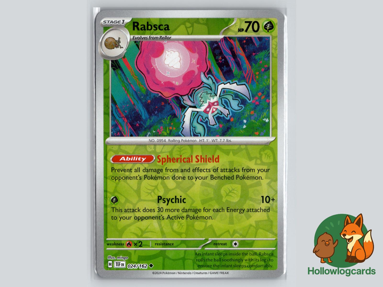Rabsca (024/162) - Temporal Forces Pokémon Card