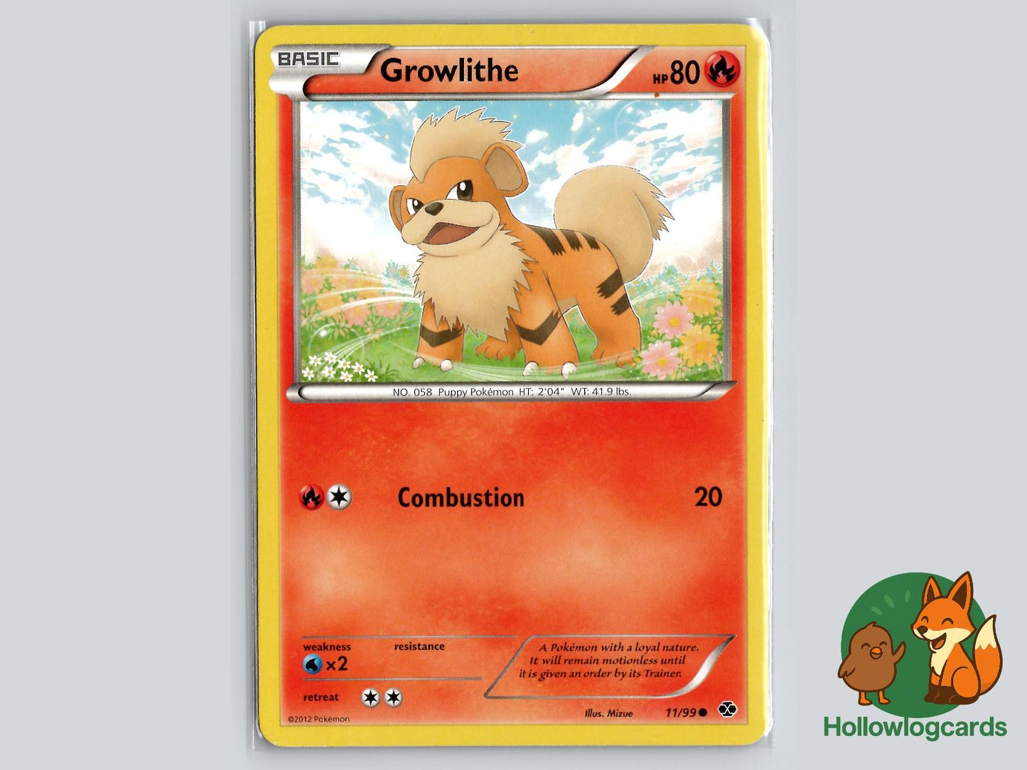 Growlithe (11/99) - Next Destinies Pokémon Card