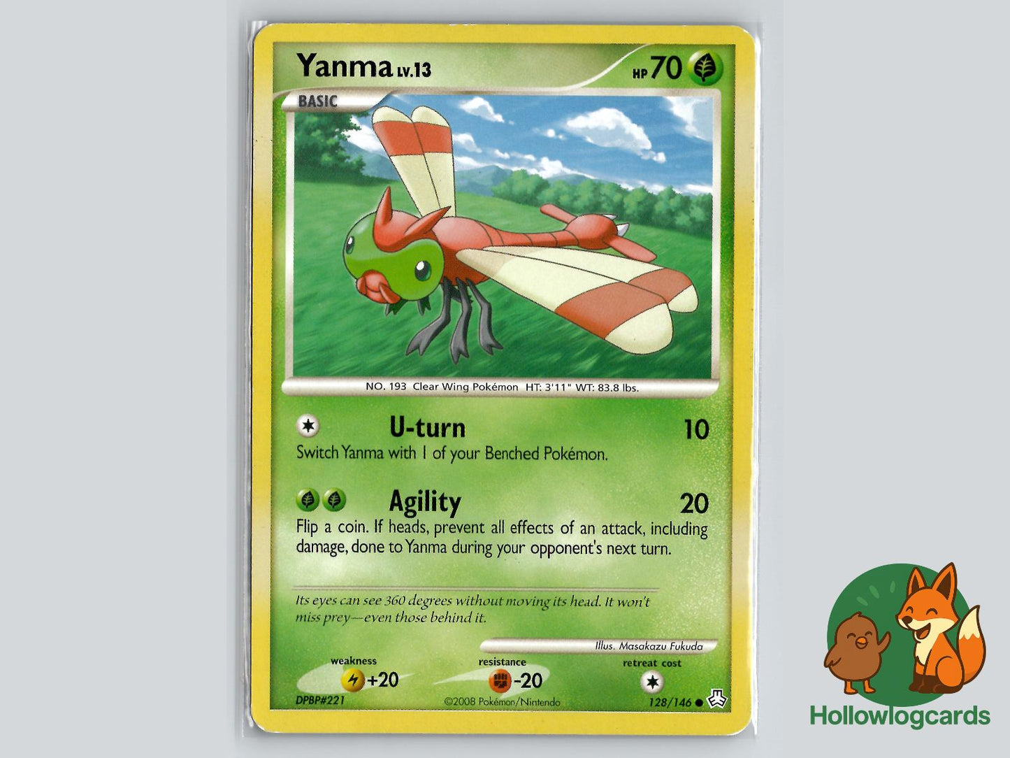 Yanma (128/146) - Legends Awakened Pokémon Card