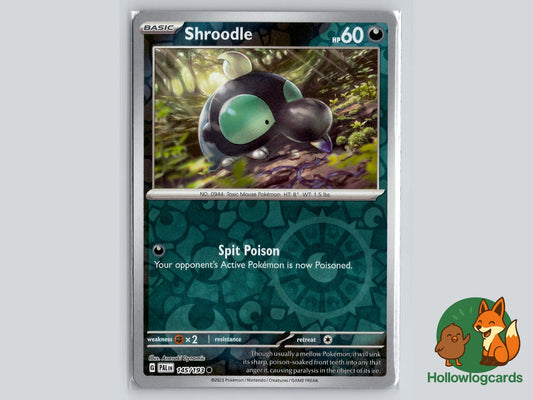 Shroodle (145/193) - Paldea Evolved Pokémon Card