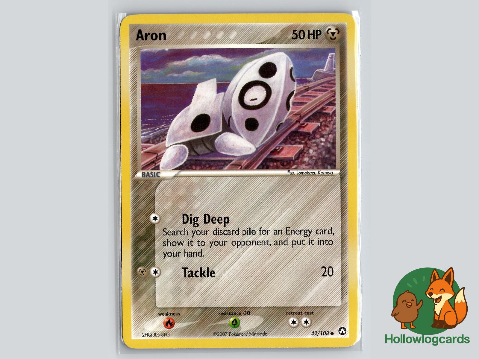Aron (42/108) - Power Keepers Pokémon Card