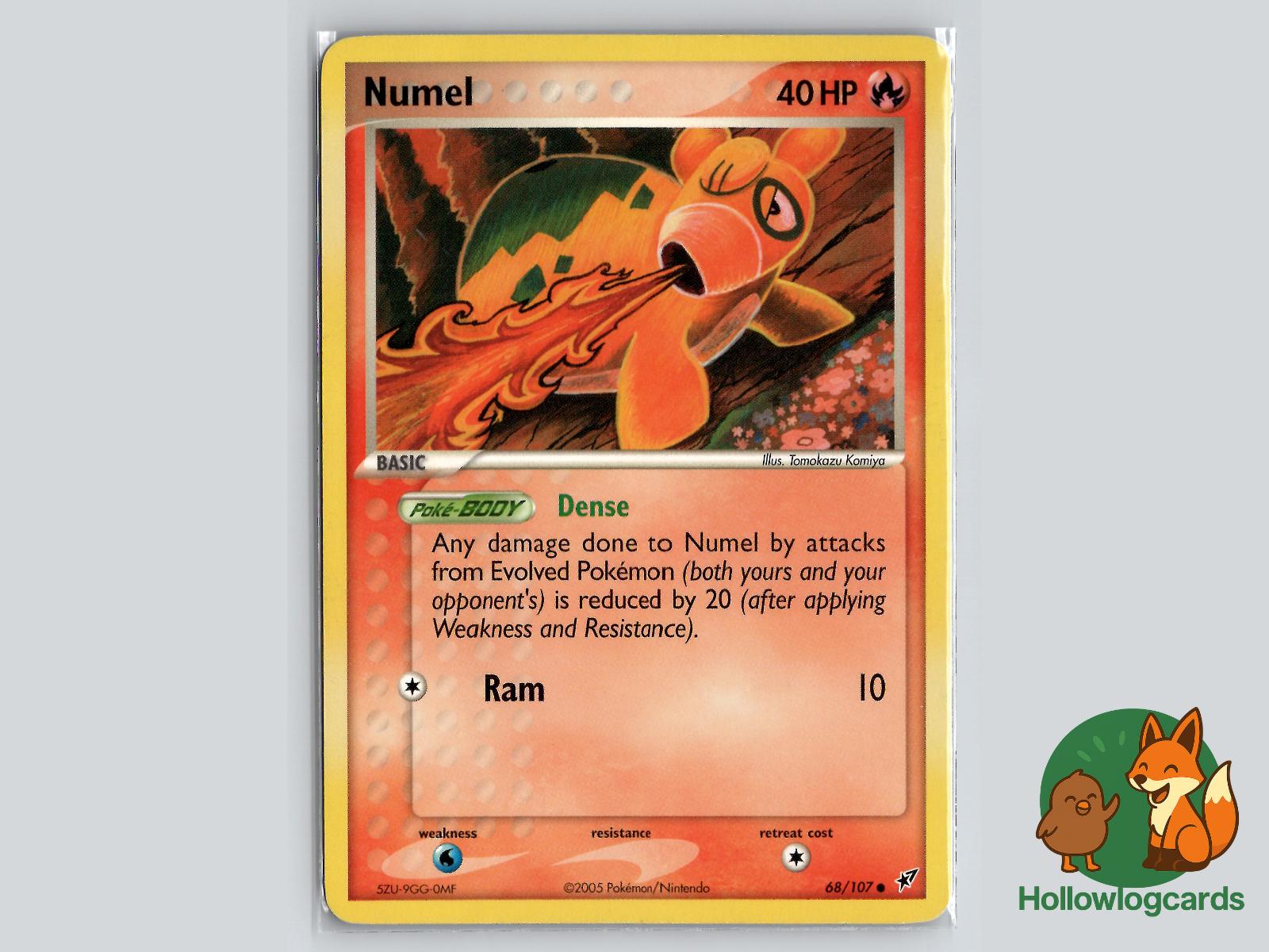 Numel (68/107) - Deoxys Pokémon Card