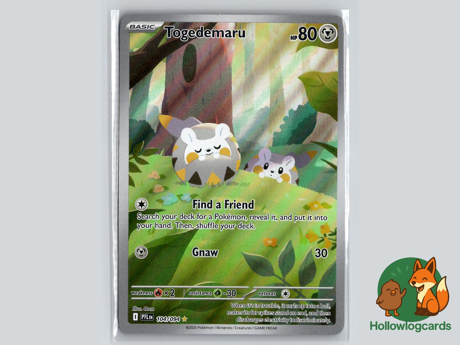 Togedemaru (104/094) - Phantasmal Flames Pokémon Card