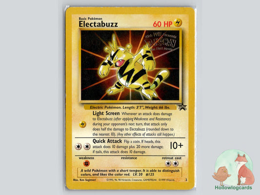 Electabuzz (2) - Wizards Black Star Promos Pokémon Card