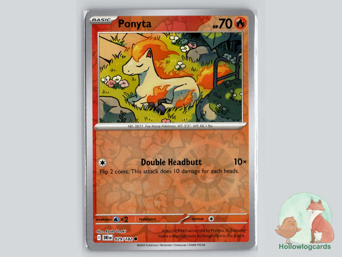 Ponyta (029/182) - Destined Rivals Pokémon Card