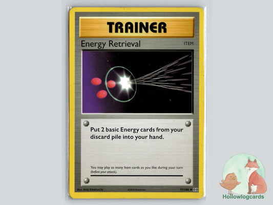 Energy Retrieval (77/108) - Evolutions Pokémon Card