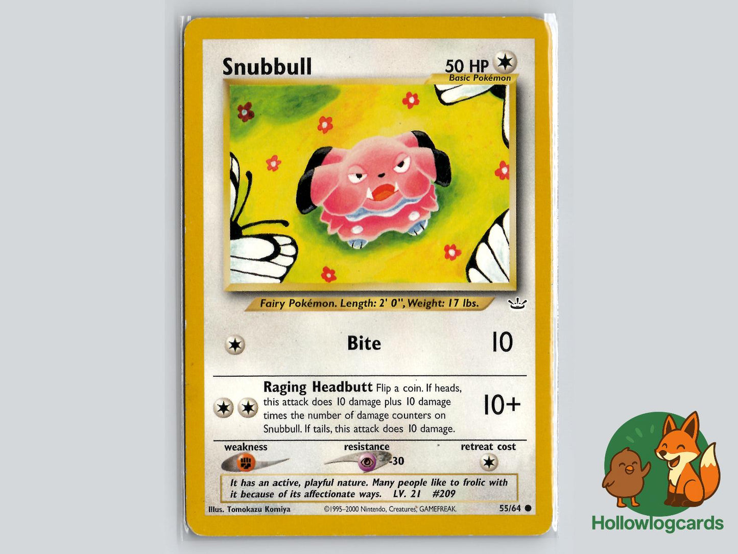 Snubbull (55/64) - Neo Revelation Pokémon Card
