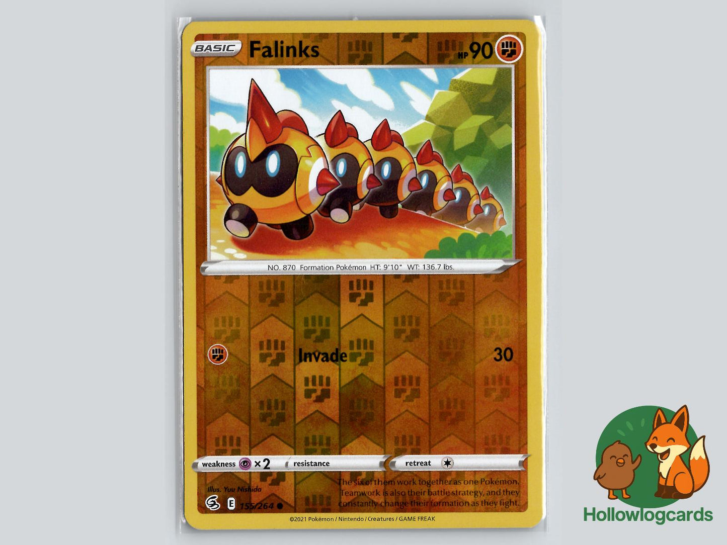 Falinks (155/264) - Fusion Strike Pokémon Card