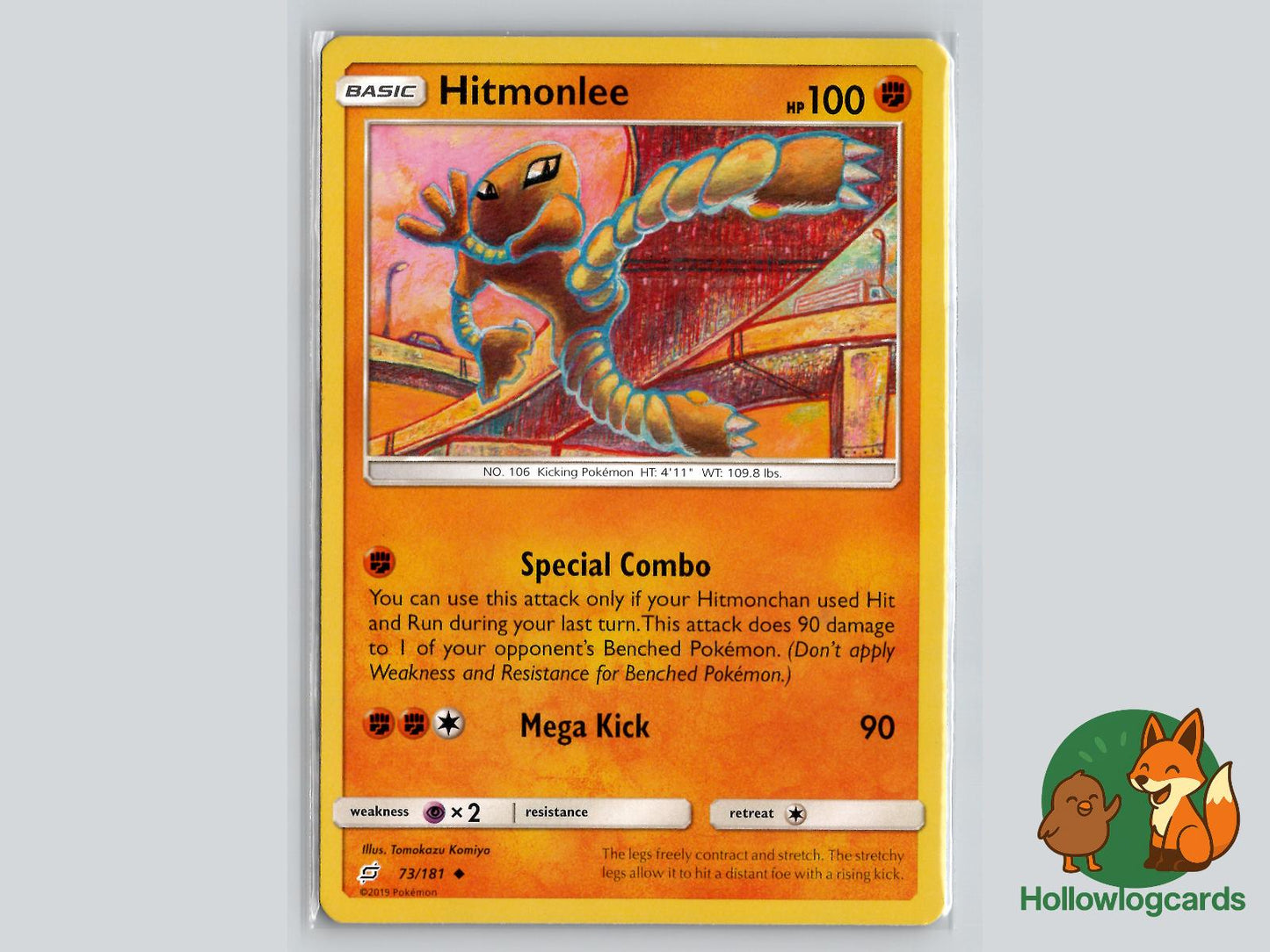 Hitmonlee (73/181) - Team Up Pokémon Card