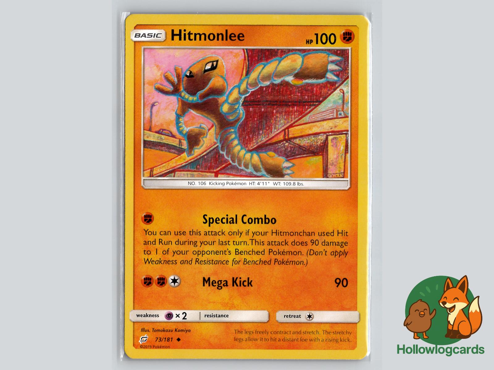 Hitmonlee (73/181) - Team Up Pokémon Card