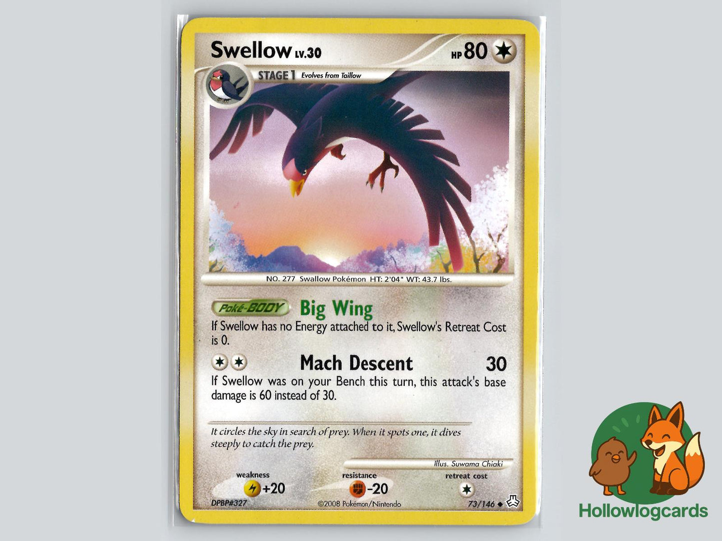 Swellow (73/146) - Legends Awakened Pokémon Card
