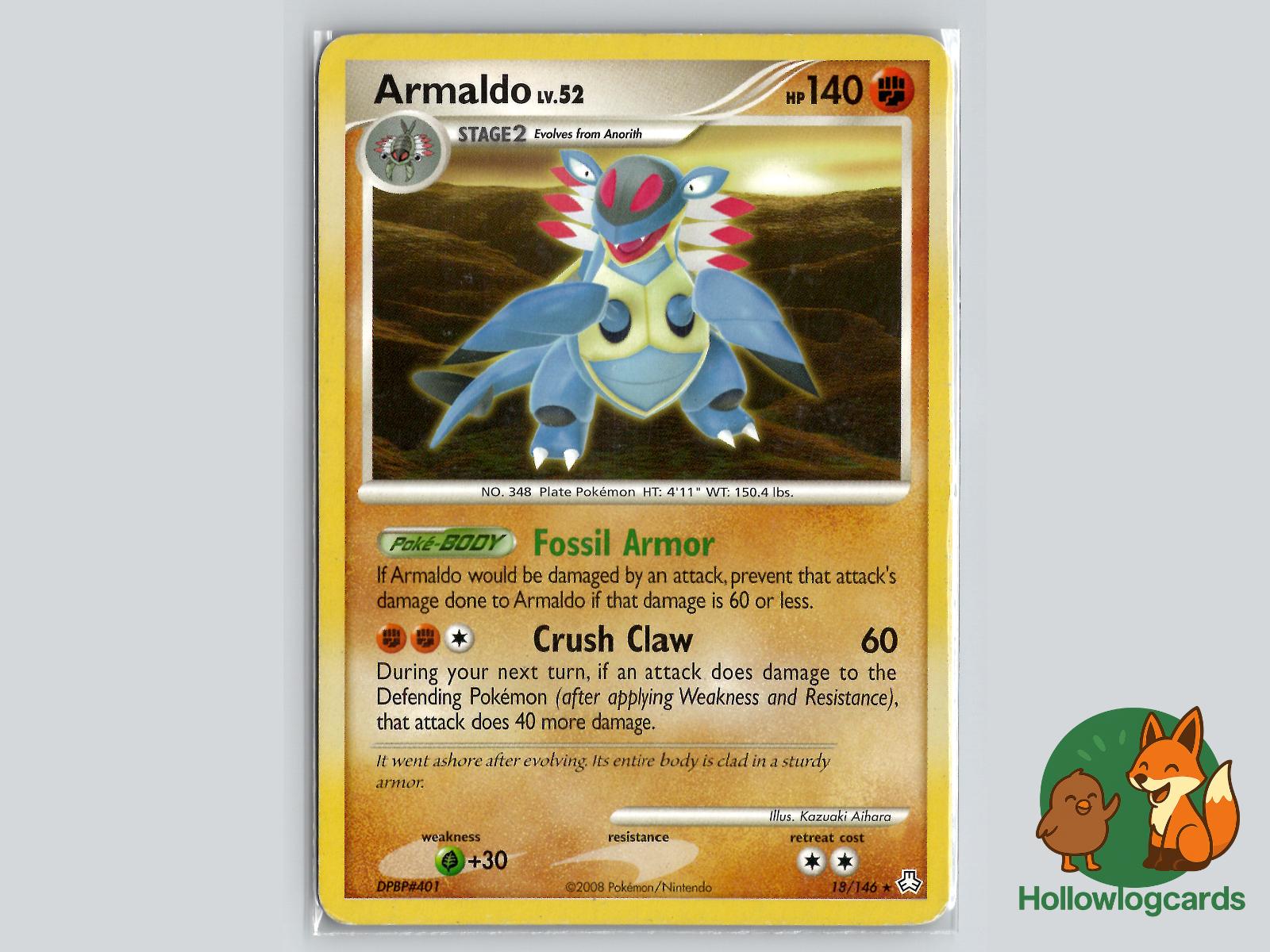 Armaldo (18/146) - Legends Awakened Pokémon Card