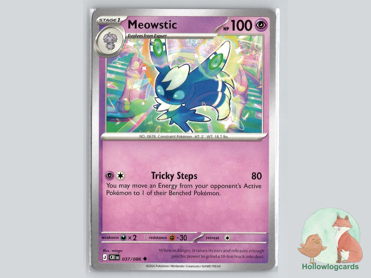 Meowstic (037/086) Pokémon Card