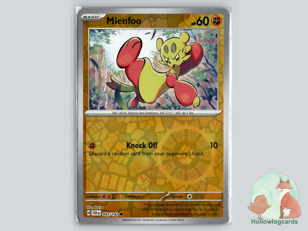 Mienfoo (083/142) - Stellar Crown Pokémon Card