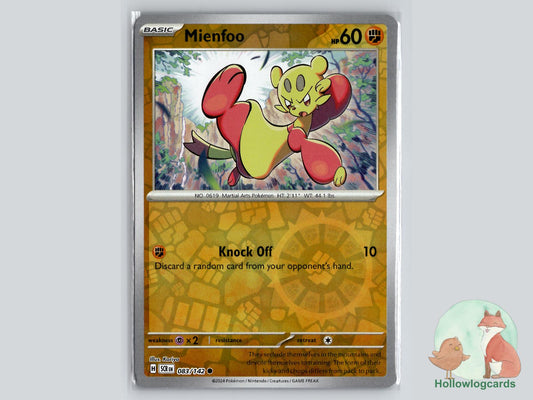 Mienfoo (083/142) - Stellar Crown Pokémon Card