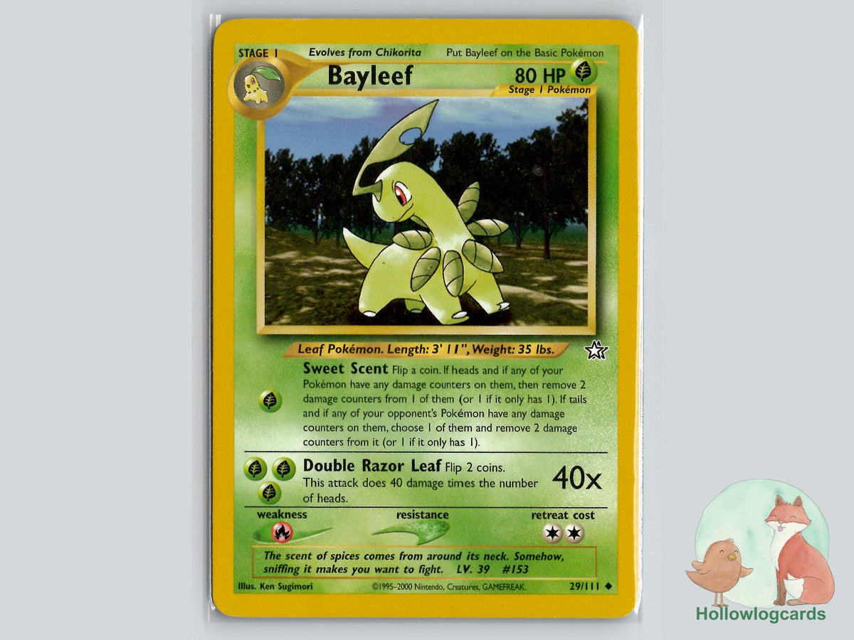 Bayleef (29/111) - Neo Genesis Pokémon Card