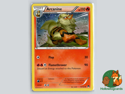 Arcanine (11/122) - BREAKpoint Pokémon Card
