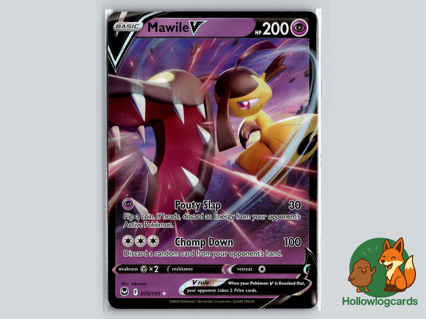 Mawile V (070/195) - Silver Tempest Pokémon Card