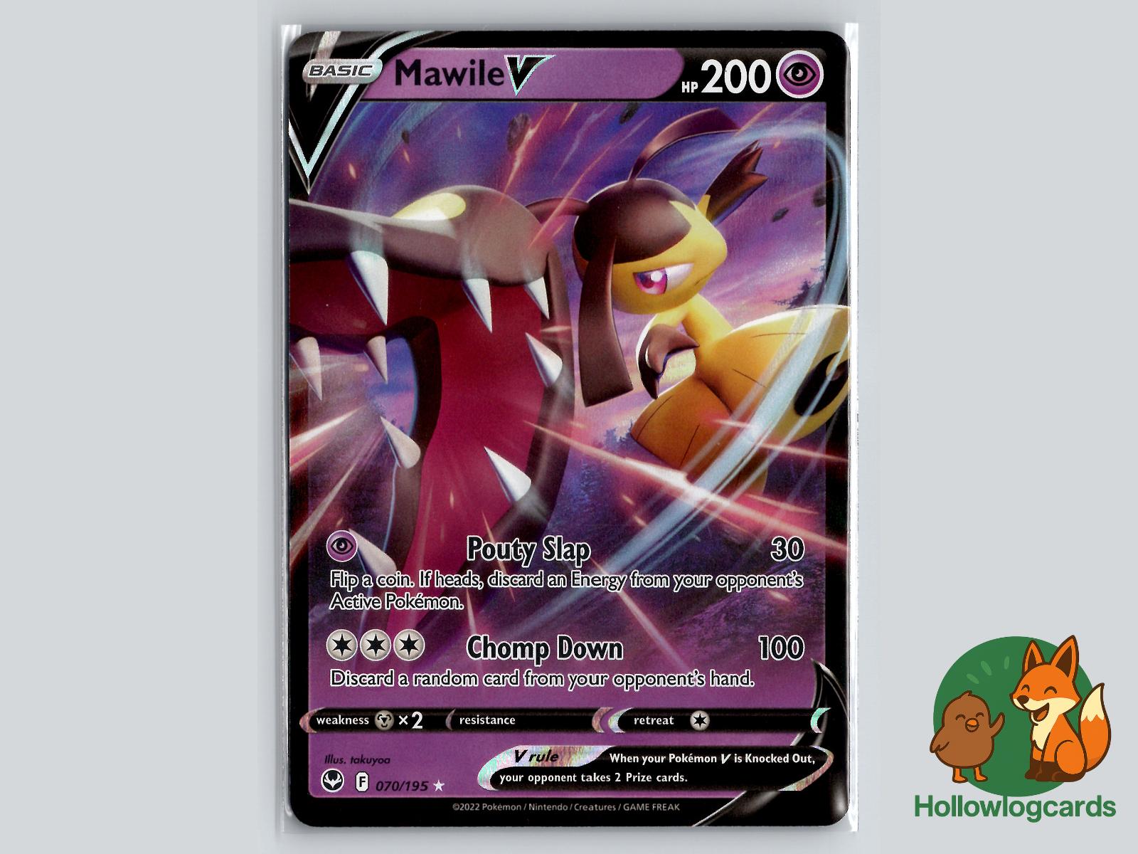 Mawile V (070/195) - Silver Tempest Pokémon Card