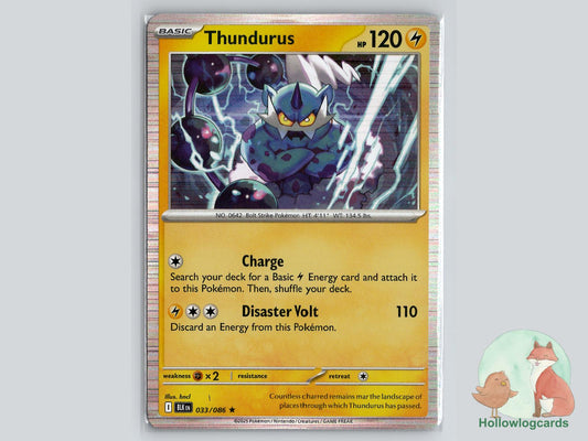 Thundurus (033/086) - Black Bolt Pokémon Card