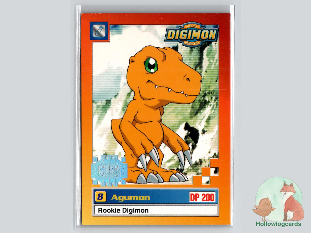Agumon (11/34) 1999 Upper Deck Digimon card