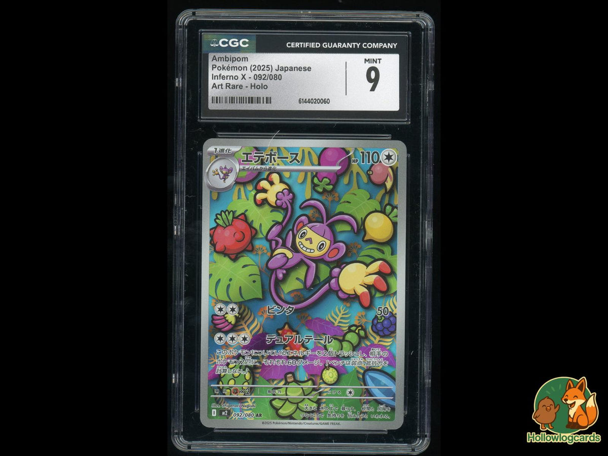 Graded Ambipom (092/080) Pokémon Card